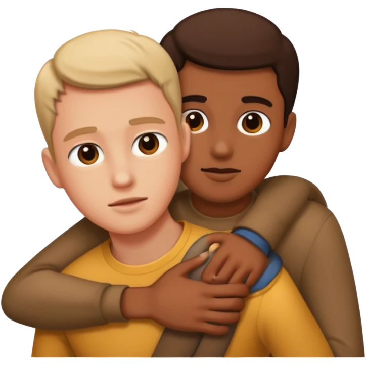 사람을 뒤에서 두 손으로 밀어내는 emoji