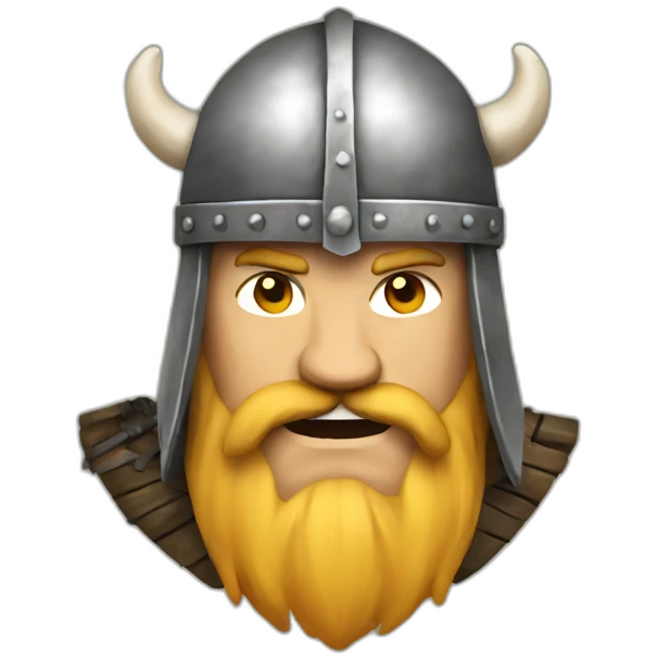 Old Viking warrior emoji