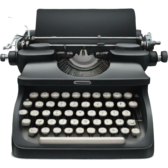 Typewriter emoji