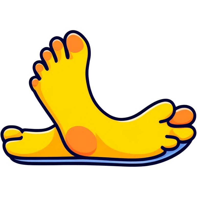 emoji with ugly feet emoji