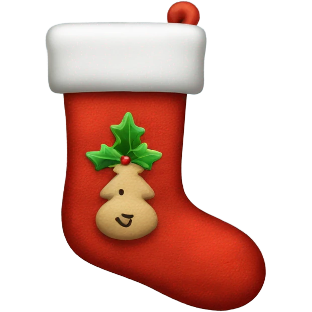 Christmas stocking emoji