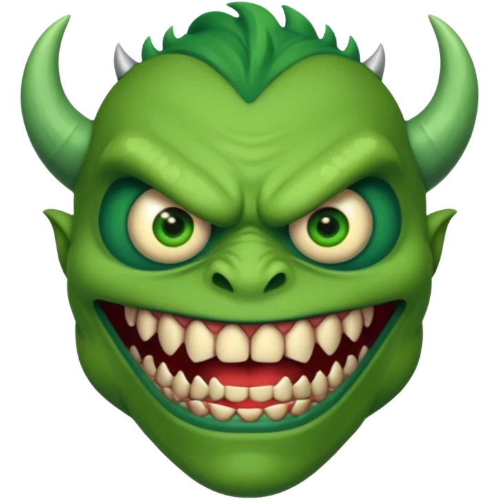 a monster with one eye emoji