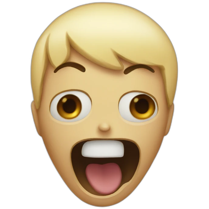Scream emoji