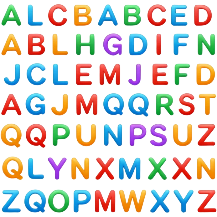 A alphabet emoji