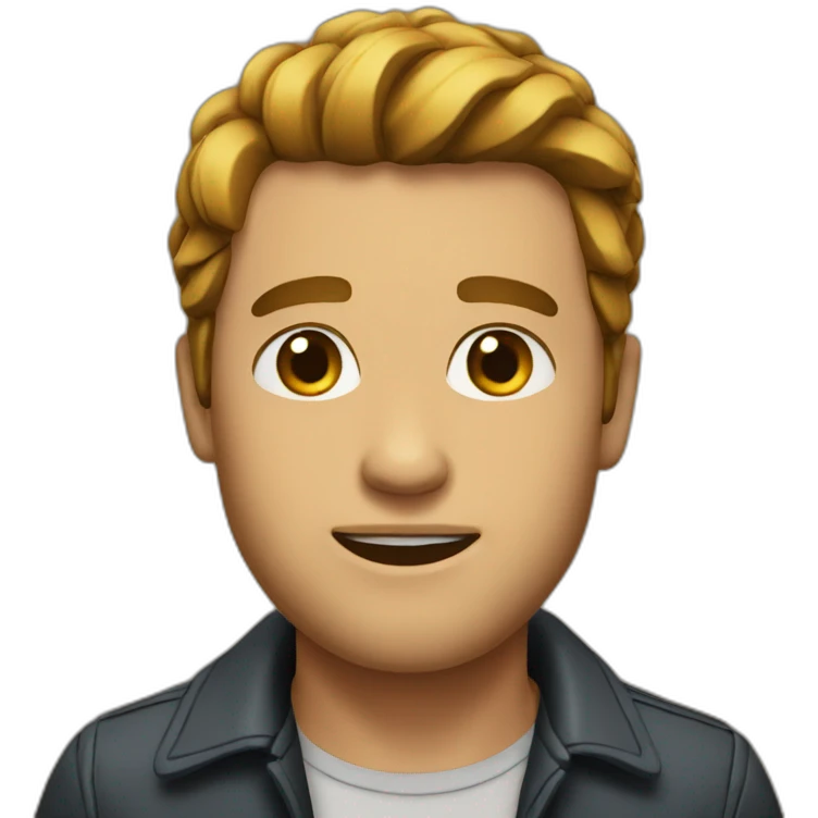 Homme choqué emoji