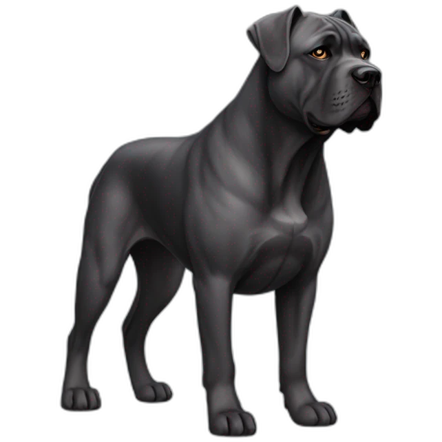 Dog Cane Corso full-height emoji