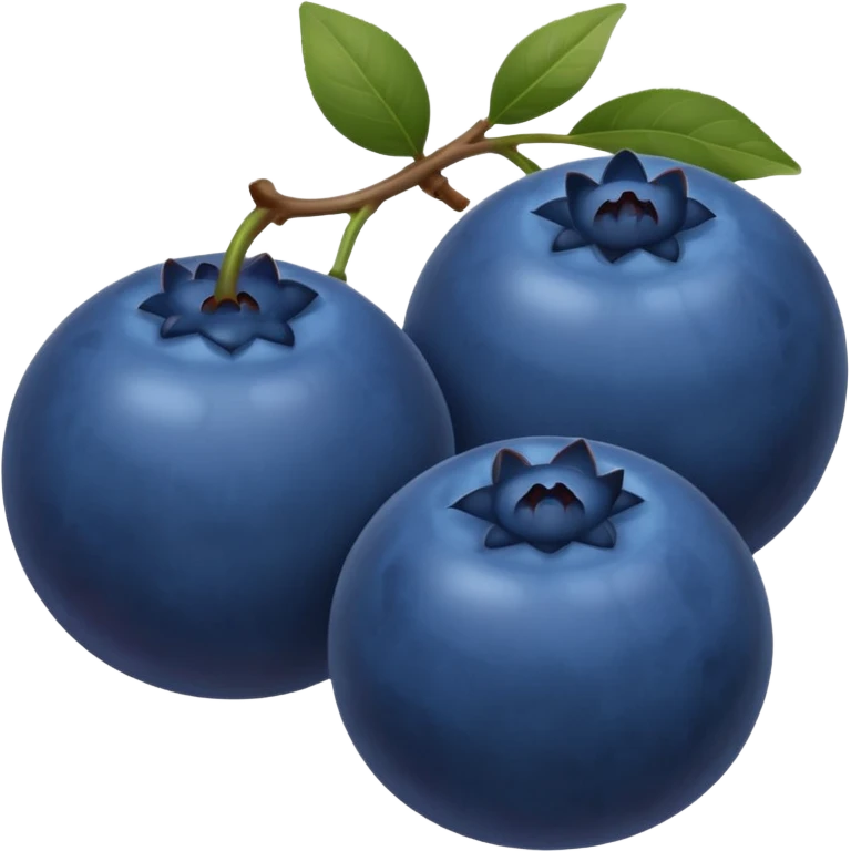 two blueberries emoji