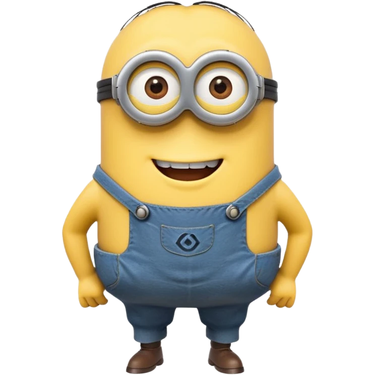 A yellow minion looking over his shoulder, showing his butt cheeks, with his butt crack showing  emoji