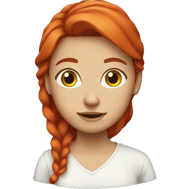Red hair girl emoji