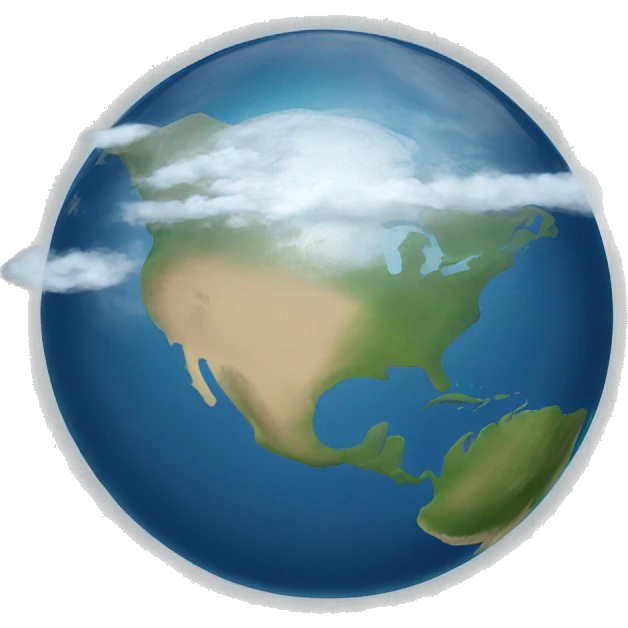 Flat earth emoji