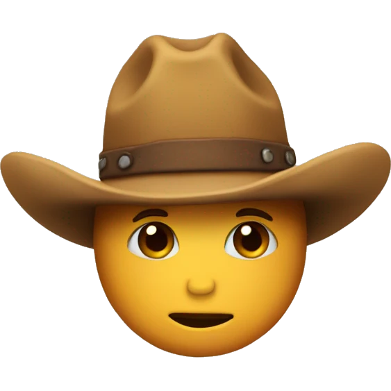 Nugget avec chapeau de cowboy  emoji