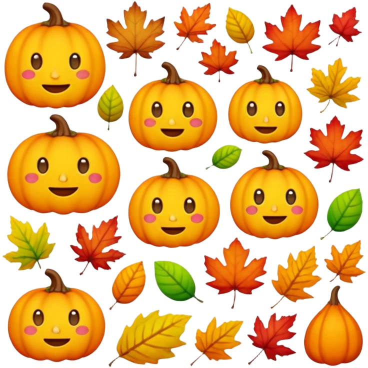 Emojis de outono  emoji