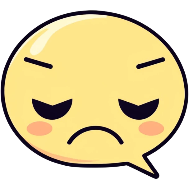 Cara de asco maquillada emoji