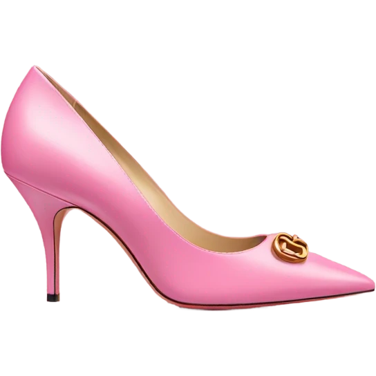 Gucci heels pink emoji