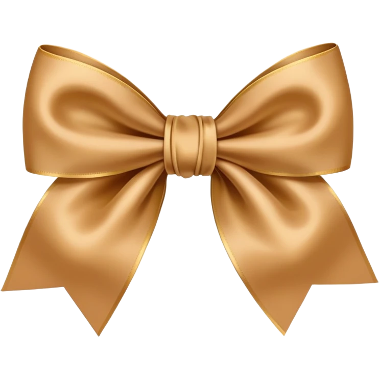 tan bow emoji