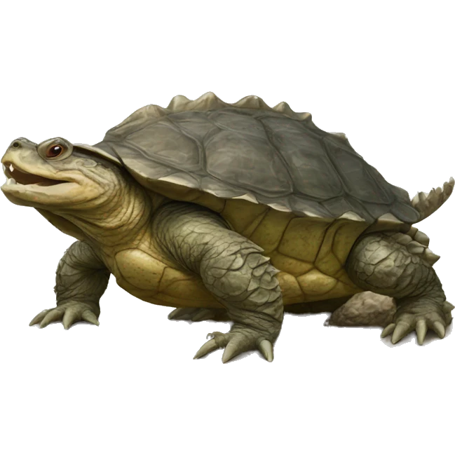 Alligator snapping turtle emoji