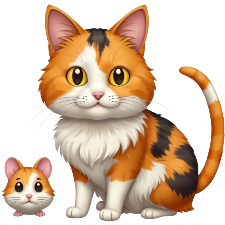 cat with mouses  emoji