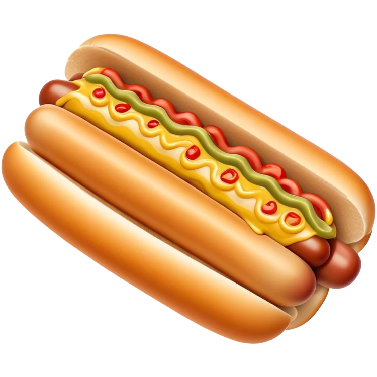 hot dog emoji