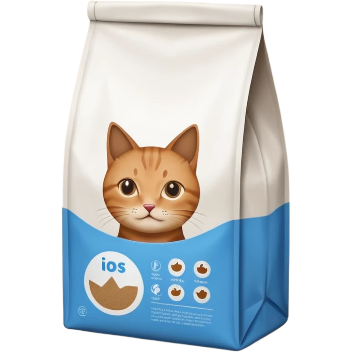 Cat litter bag emoji