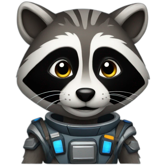 Space-raccoon emoji