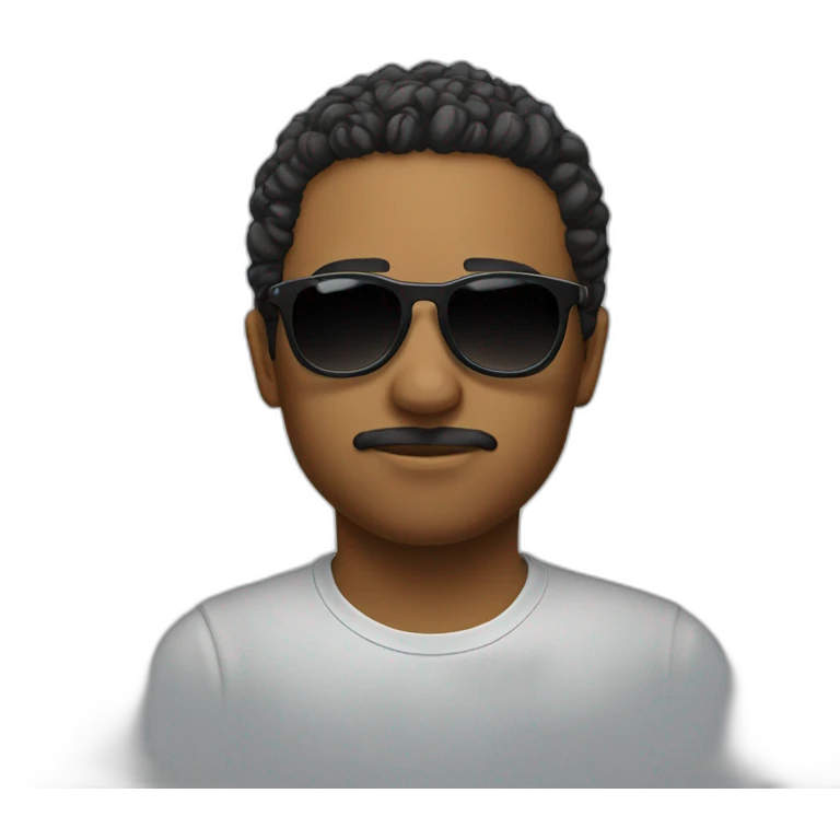 twitter with sunglasses-(proportional)calm-(realistic) emoji