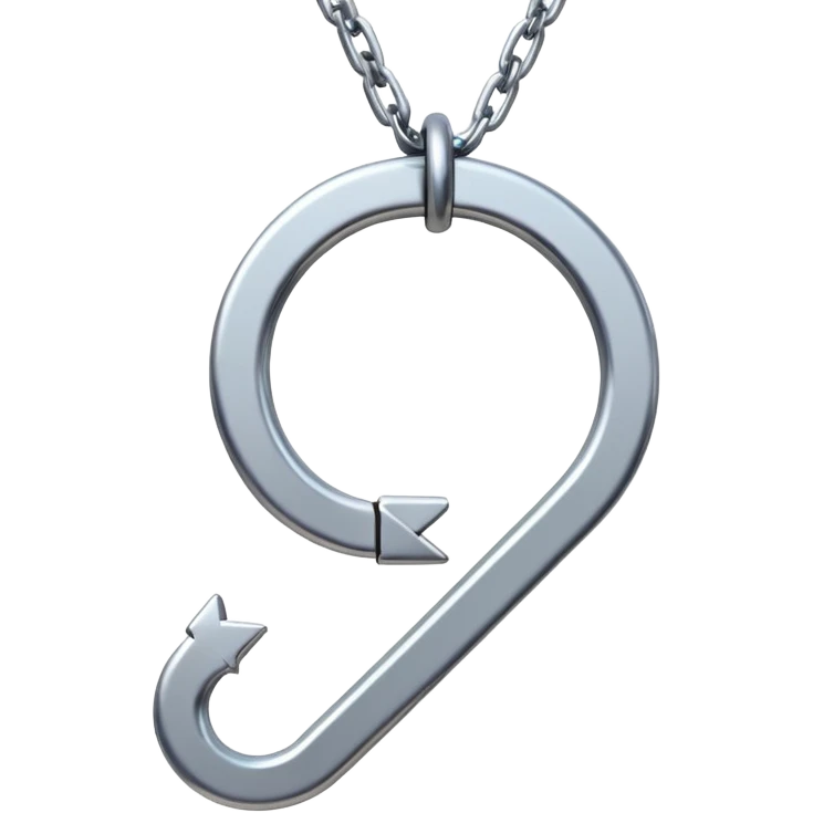 A modern cartoon-style emoji of a broken chain forming a simple checkmark shape, flat design, vibrant but clean, freeform symbol for social media emoji