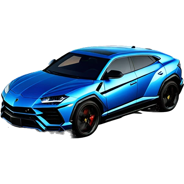 Lamborghini Urus Blue color emoji