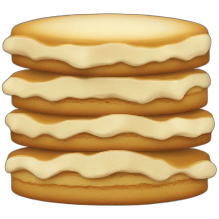 Alfajor dulce de leche emoji