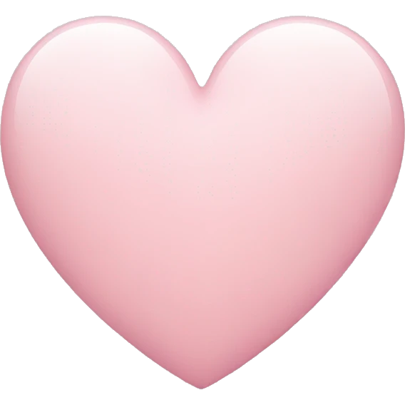 light pink heart emoji