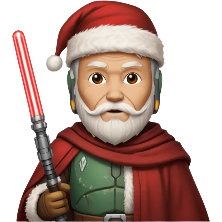 mandalorian santa emoji