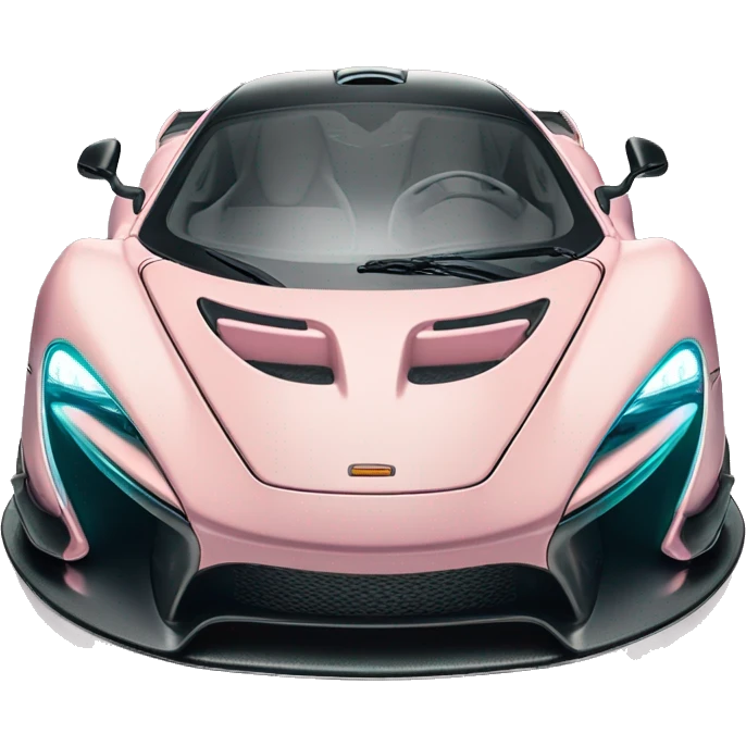 Pastel pink McLaren Senna emoji