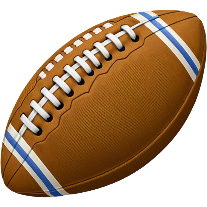 Corduroy ribbed football emoji