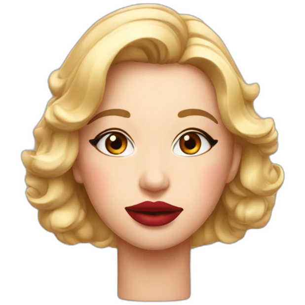 A lip gloss  emoji