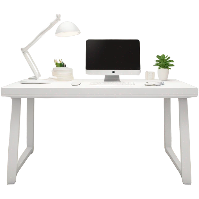 minimalist-clean-work-desk-with-white-wood-colorway-front-view emoji