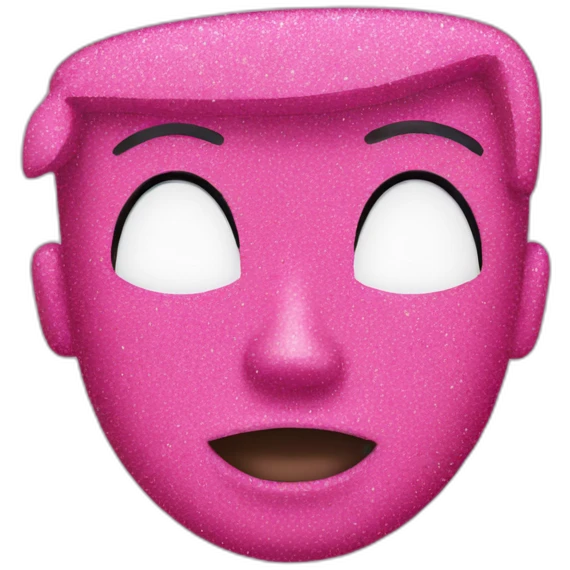 pink glitter  emoji