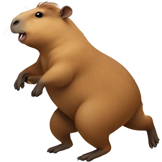 dancing capybara  emoji