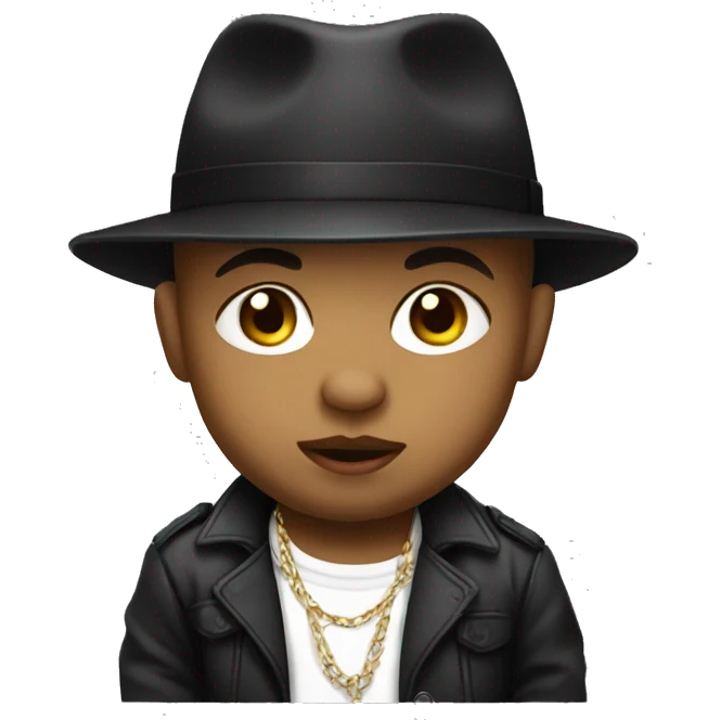 baby white gangster  emoji