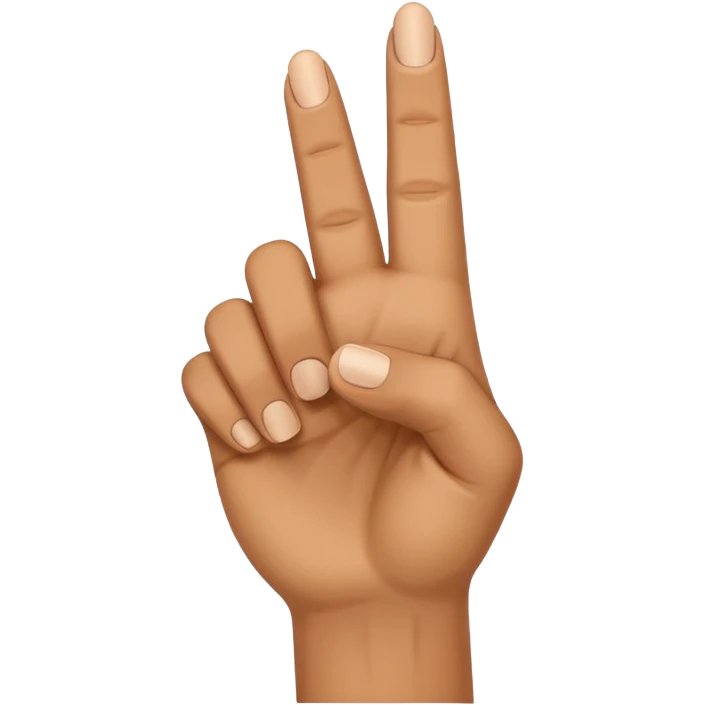 Signe de main en forme de pistolet de face point vers le ciel  emoji