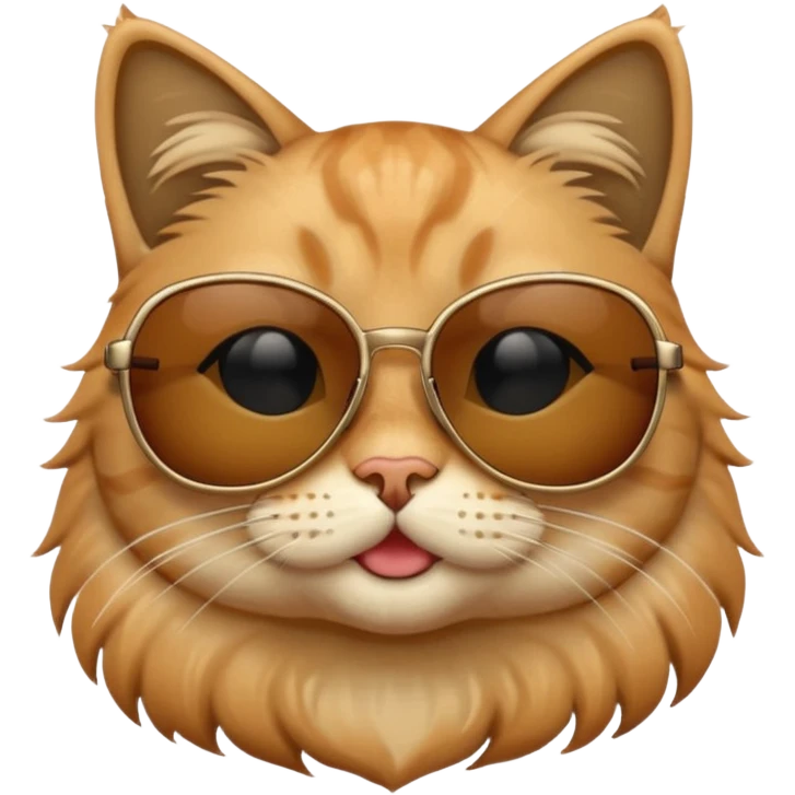 Cat wearing sunglasses emoji