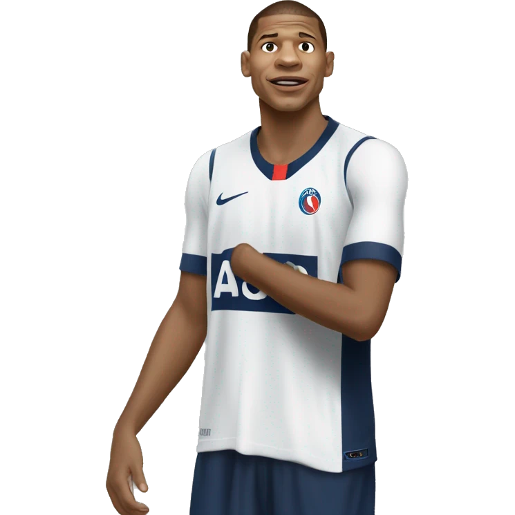 MBAPPÉ qui fait du  bsaket  emoji