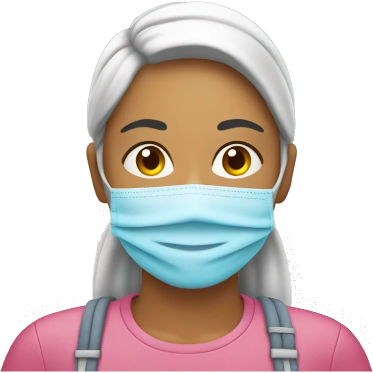 mujerhaciendose limpieza facial emoji