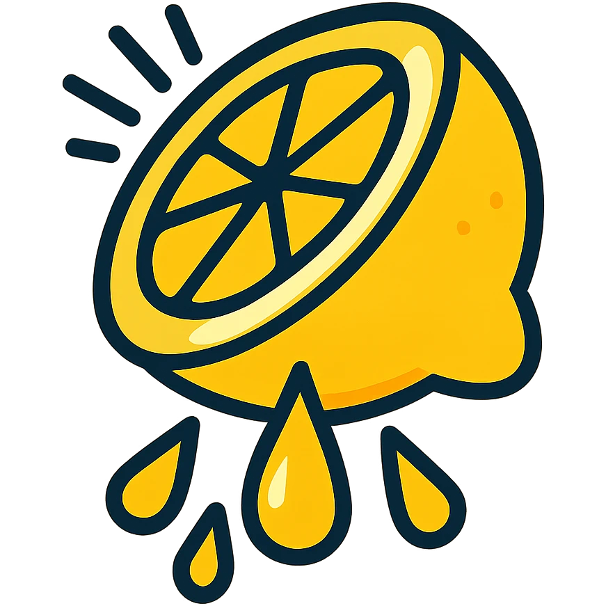 lemon squirt emoji
