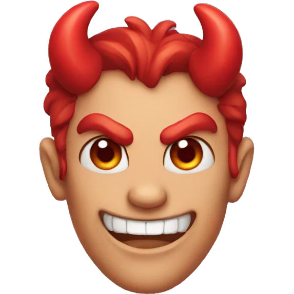 devil with heart eyes emoji