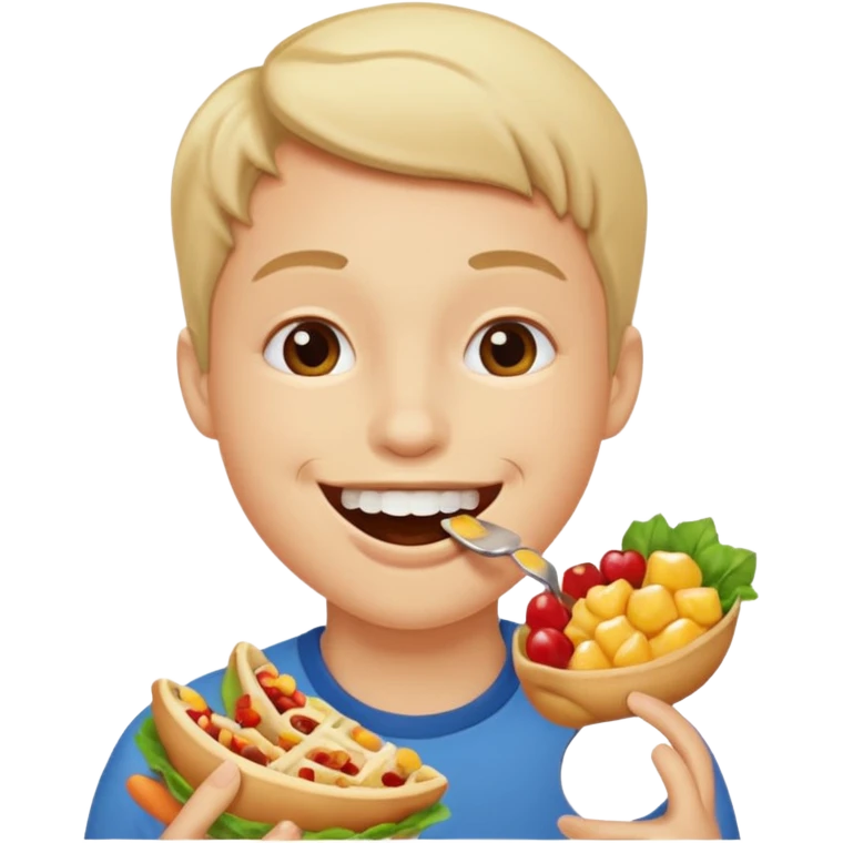 Give me someone eating  emoji