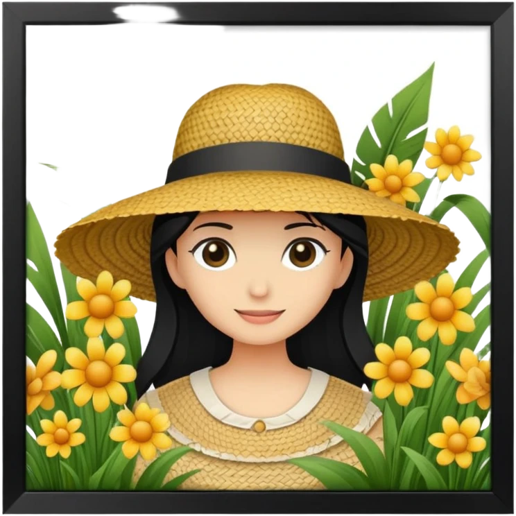 Шляпа в огороде emoji