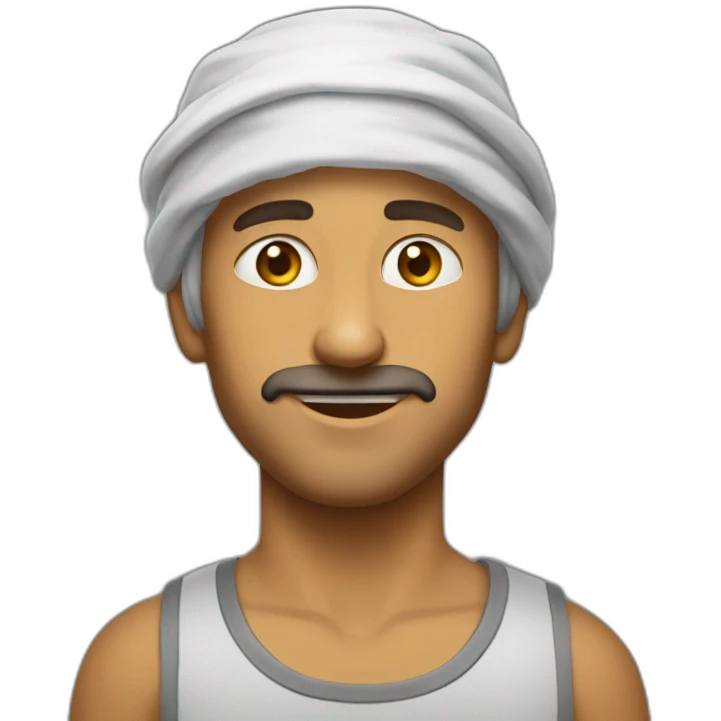 پسر-موفر-موسیاه-ریش-خال-صورت- emoji