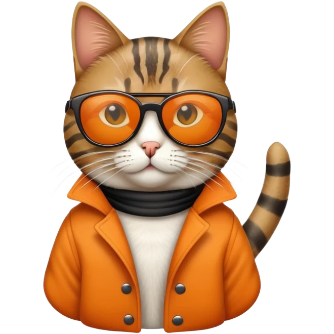 Cat with sun glasses emoji