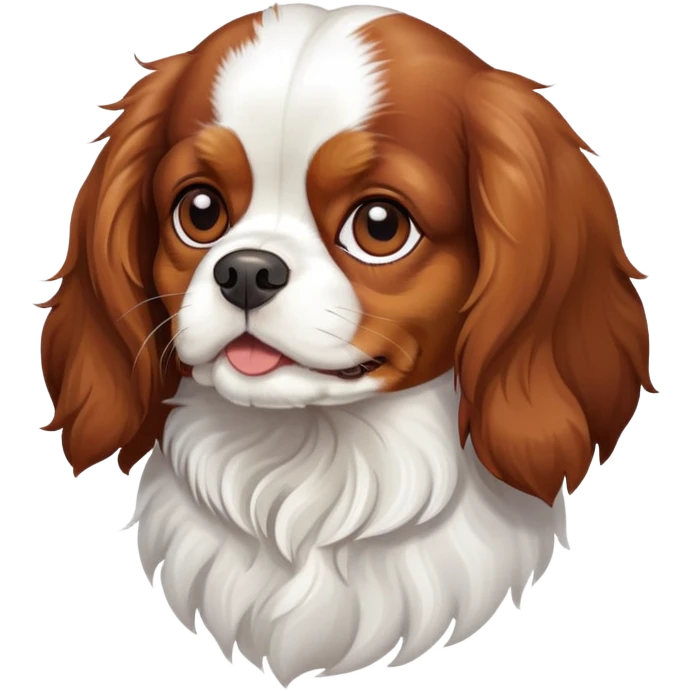 Dog Cavalier King Charles Spaniel emoji