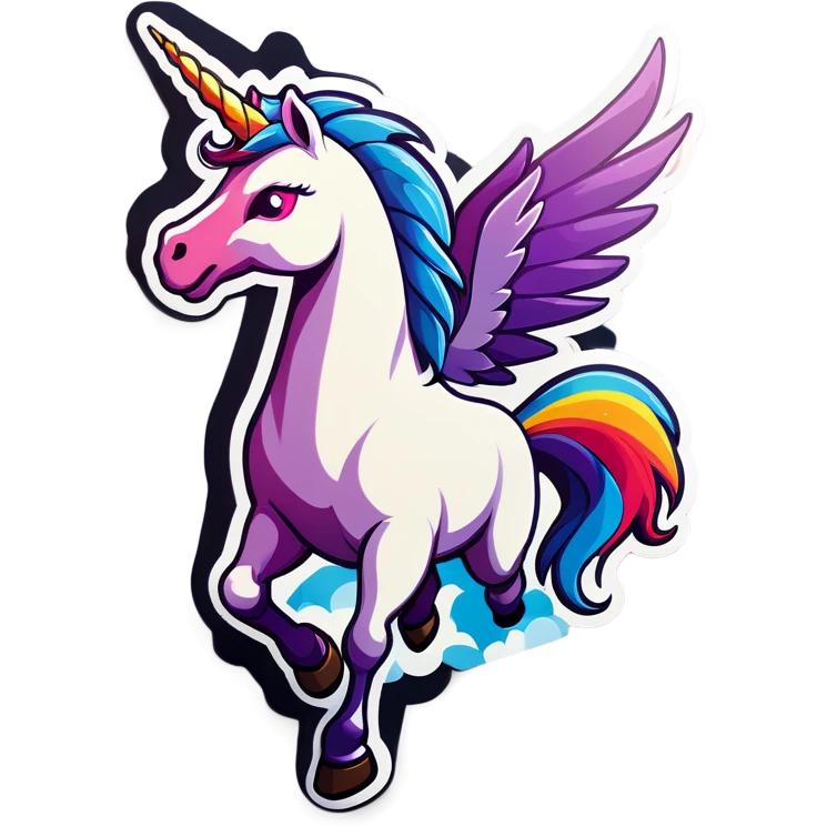 Flying unicorn  emoji