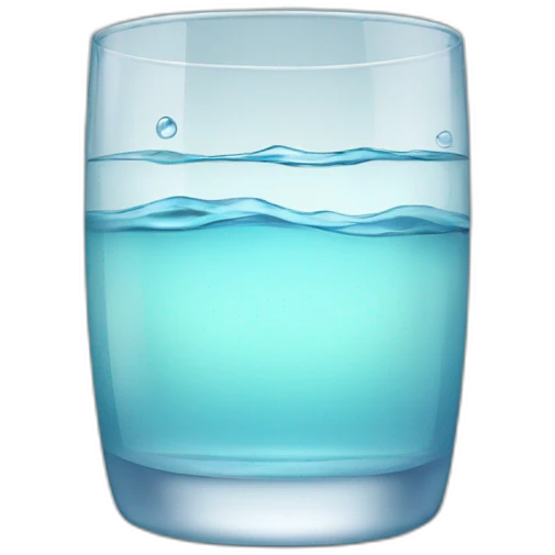 glass whit water emoji